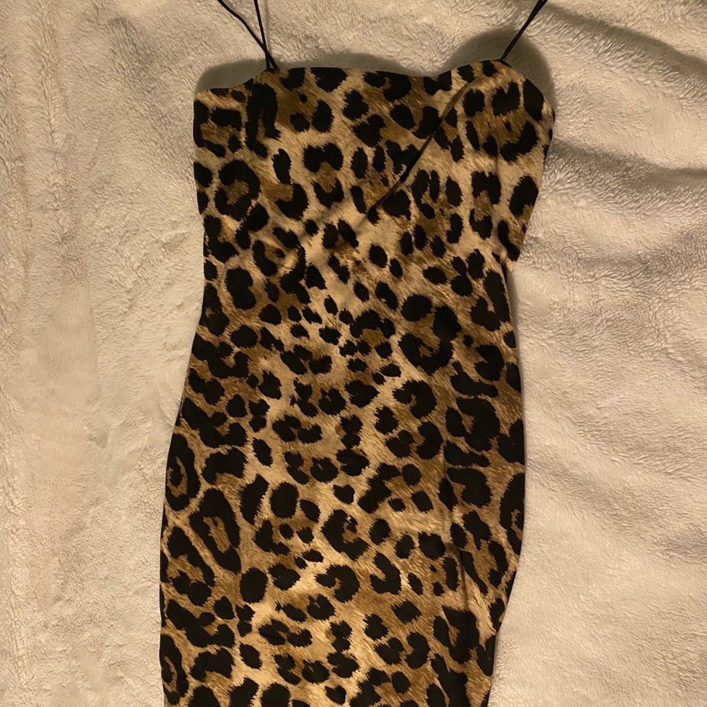 Bodycon cheetah dress